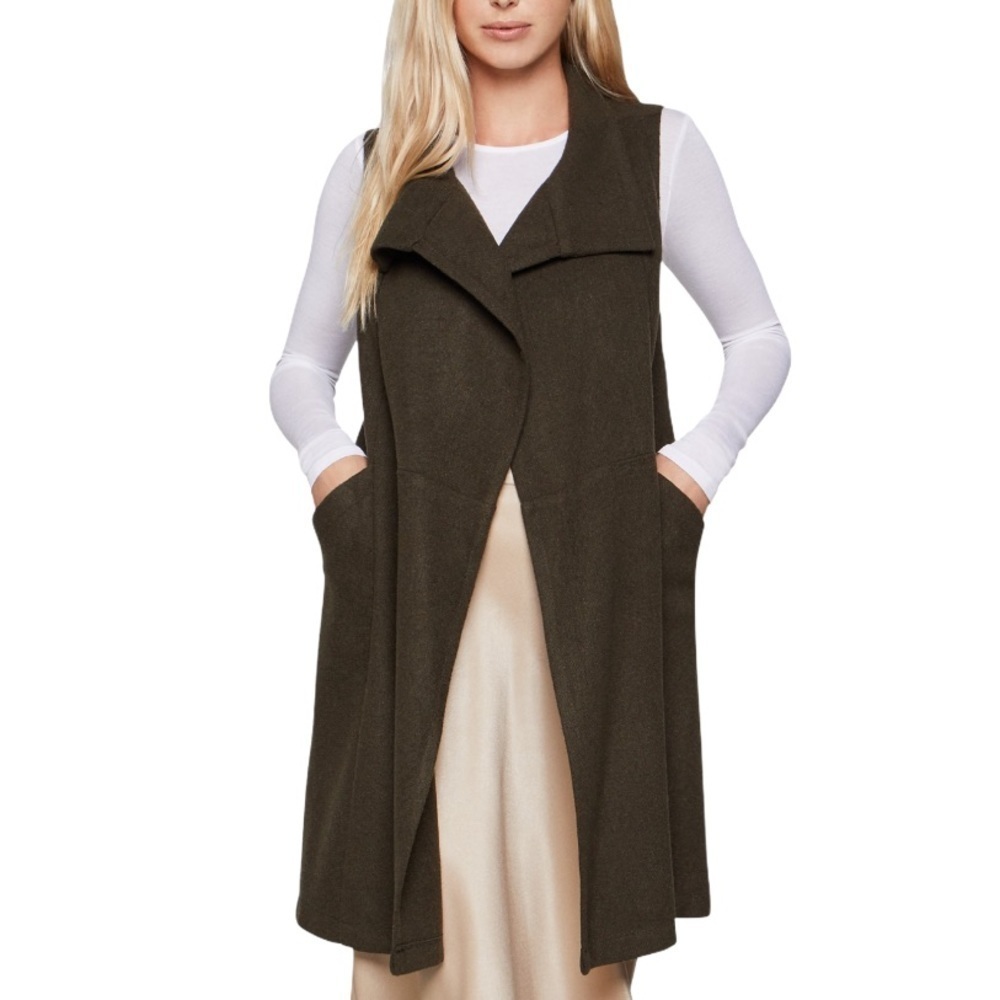 BCBGeneration Women's Oversize-Collar Vest - XXS